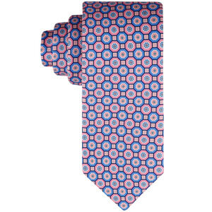 Tommy Hilfiger Men Floral Medallion Tie Pink Multi One Size